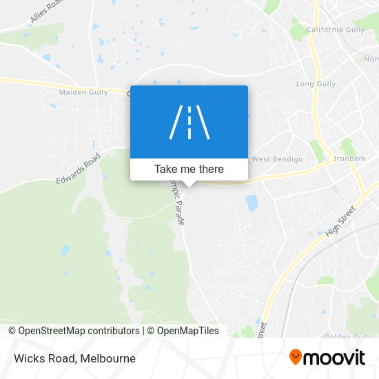 Wicks Road map