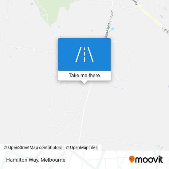 Hamilton Way map