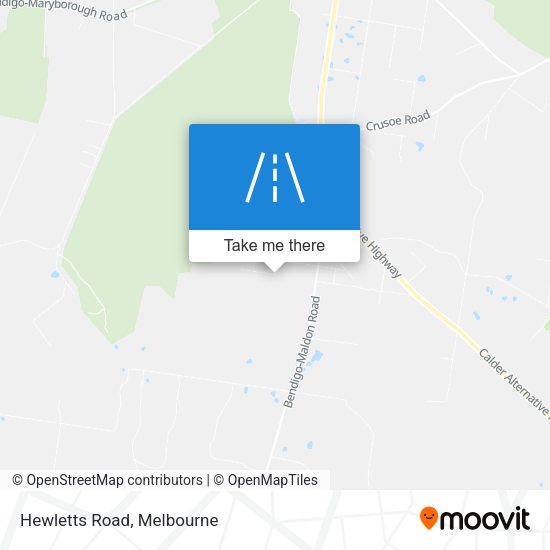 Hewletts Road map