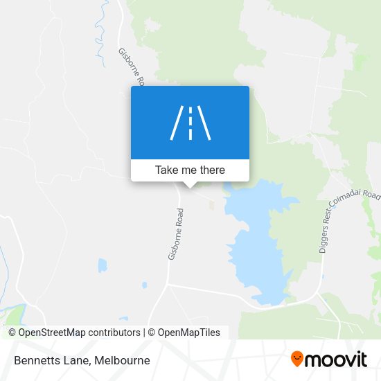Bennetts Lane map