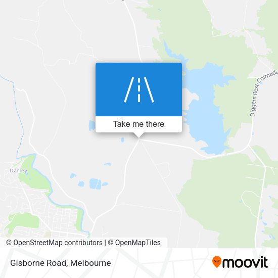 Gisborne Road map
