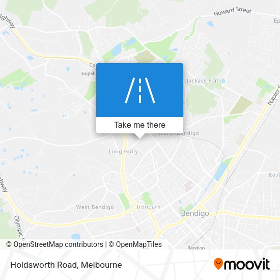 Holdsworth Road map