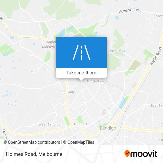 Holmes Road map
