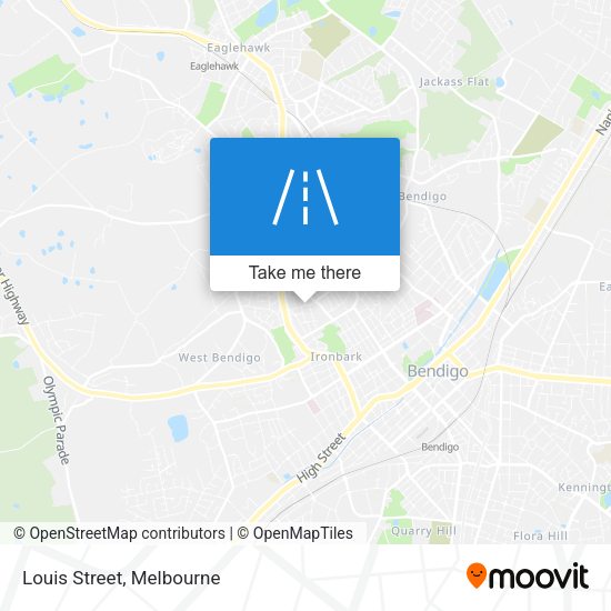 Louis Street map