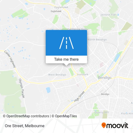 Ore Street map