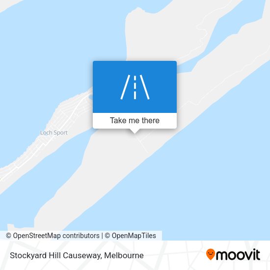 Stockyard Hill Causeway map