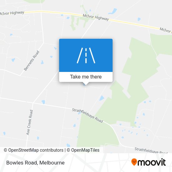 Bowles Road map