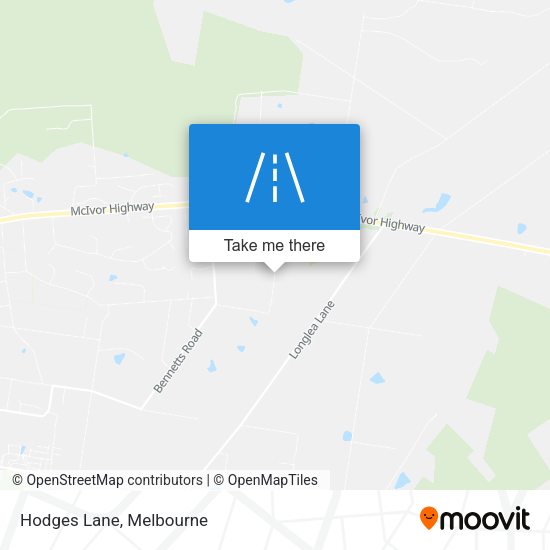 Hodges Lane map