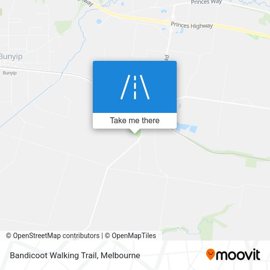 Bandicoot Walking Trail map