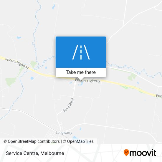 Service Centre map