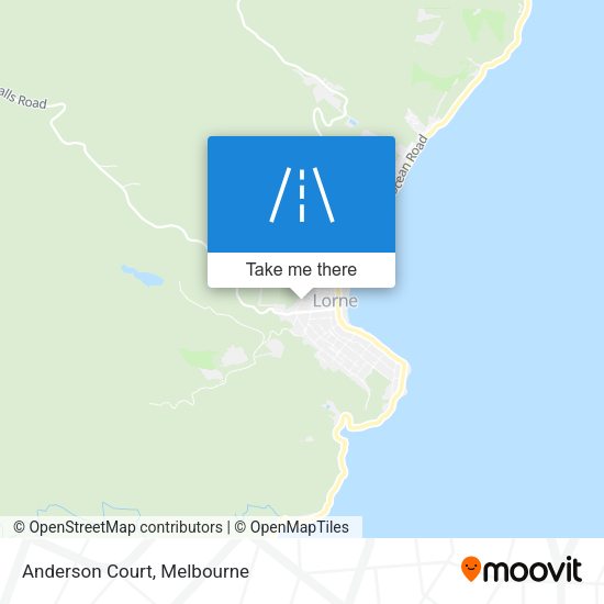 Anderson Court map