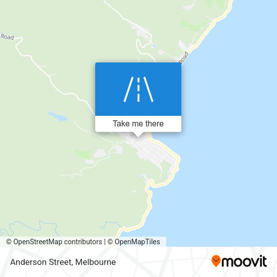Anderson Street map