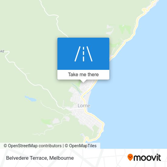 Belvedere Terrace map
