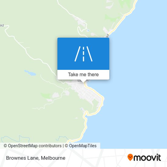 Brownes Lane map