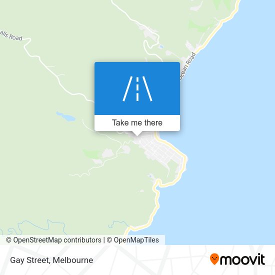 Gay Street map