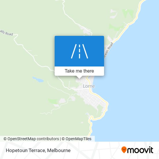 Hopetoun Terrace map