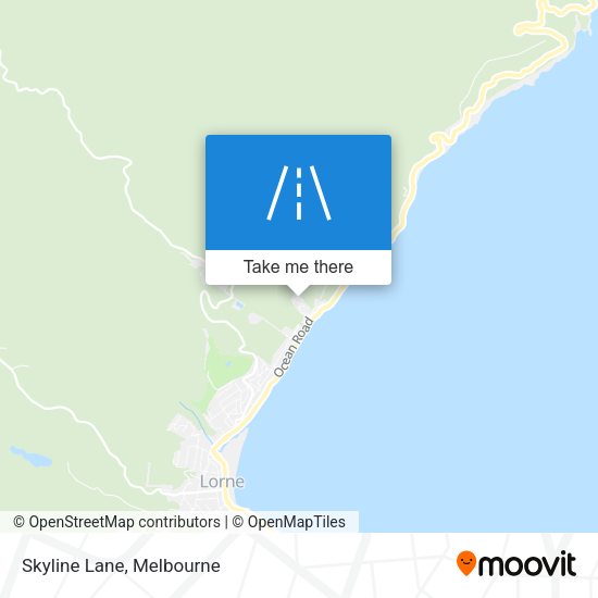 Skyline Lane map