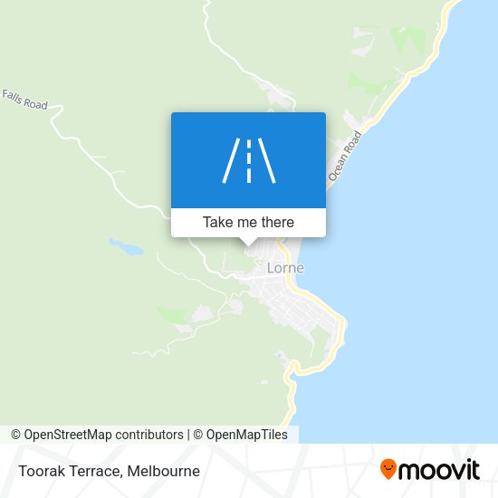 Toorak Terrace map