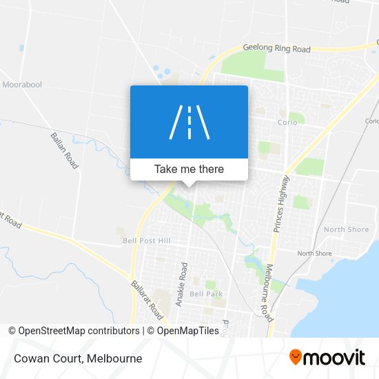 Cowan Court map