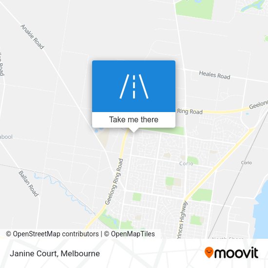 Janine Court map