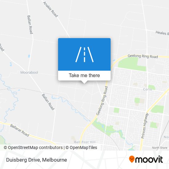 Duisberg Drive map