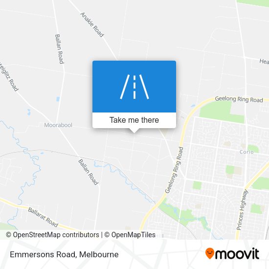 Emmersons Road map
