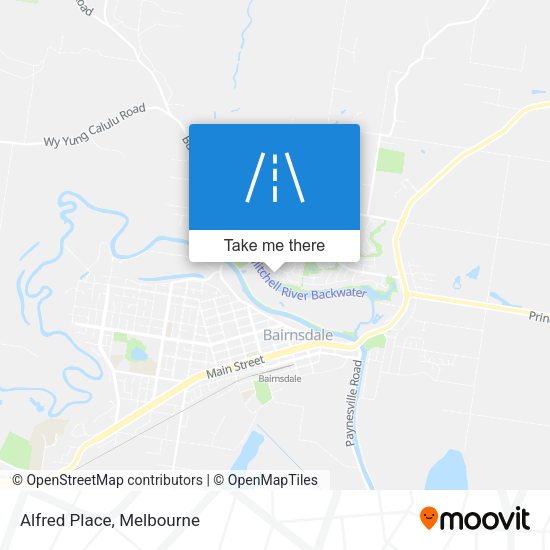 Alfred Place map