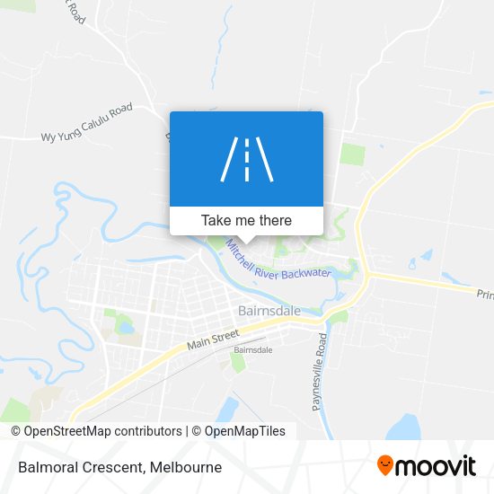 Balmoral Crescent map