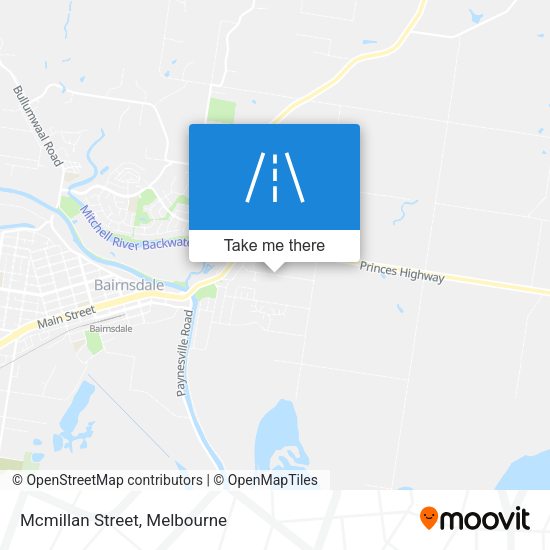 Mcmillan Street map