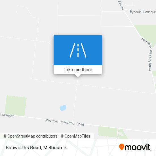 Bunworths Road map
