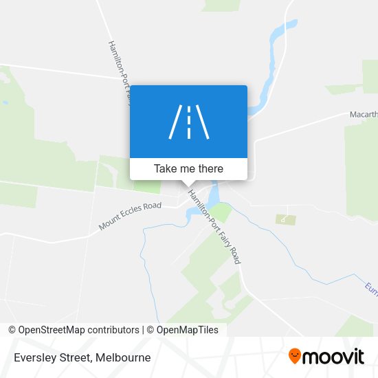 Eversley Street map