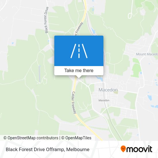 Black Forest Drive Offramp map