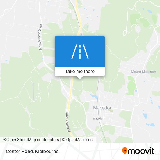 Center Road map