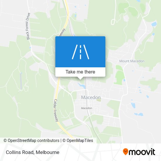 Collins Road map