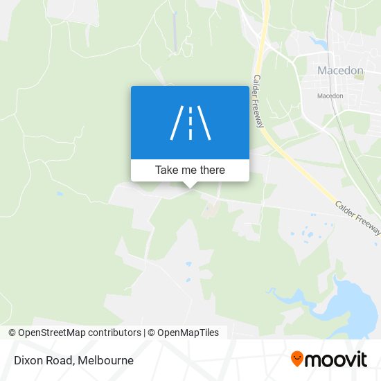 Dixon Road map