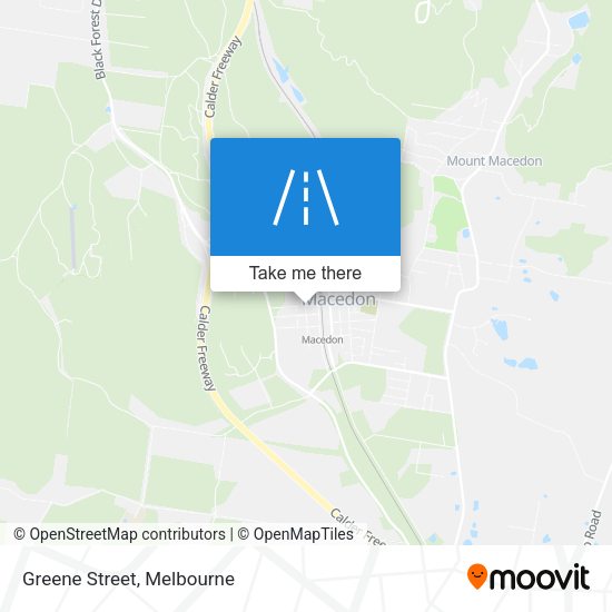 Greene Street map