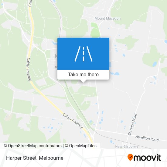 Harper Street map