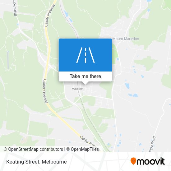 Keating Street map
