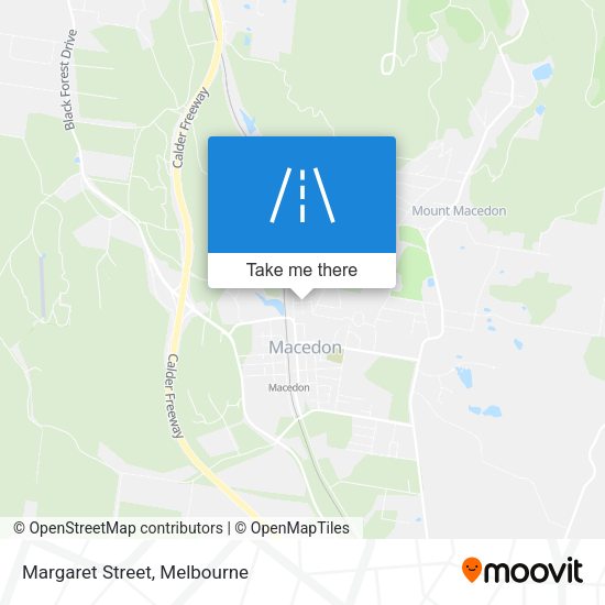 Margaret Street map