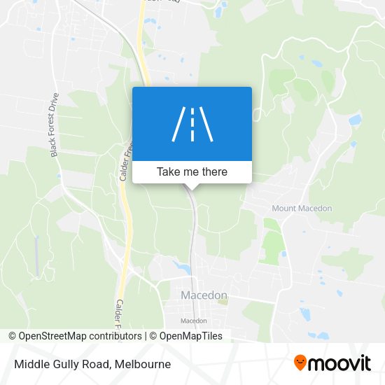 Middle Gully Road map