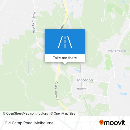 Old Camp Road map