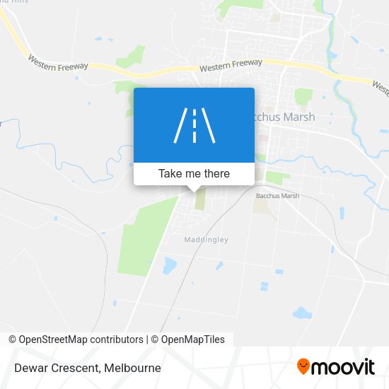 Dewar Crescent map