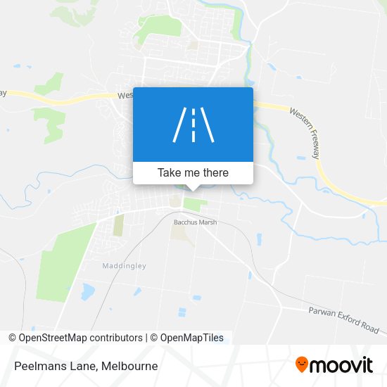 Peelmans Lane map