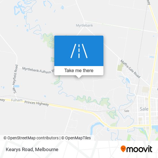 Kearys Road map