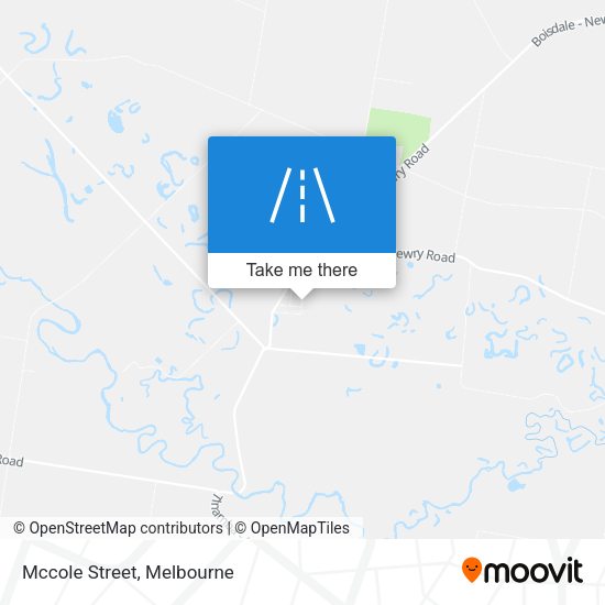 Mccole Street map