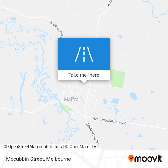 Mccubbin Street map
