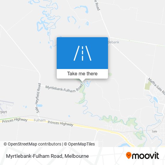 Myrtlebank-Fulham Road map