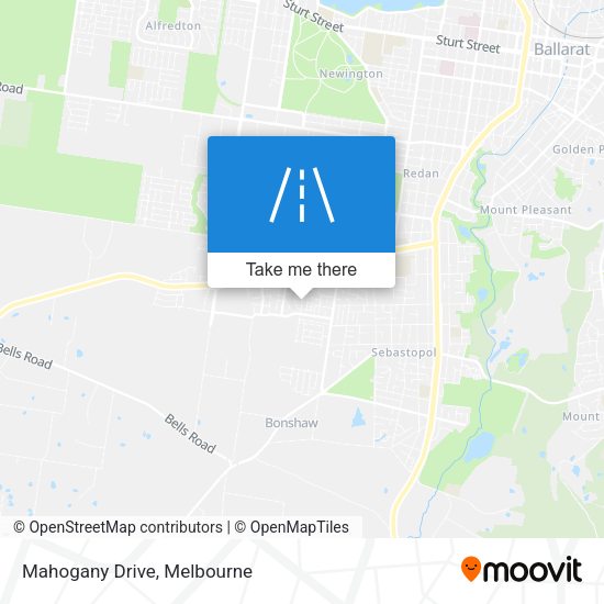 Mahogany Drive map