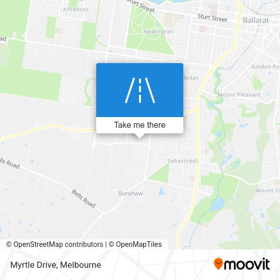 Myrtle Drive map