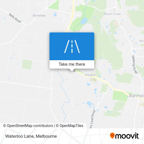 Waterloo Lane map